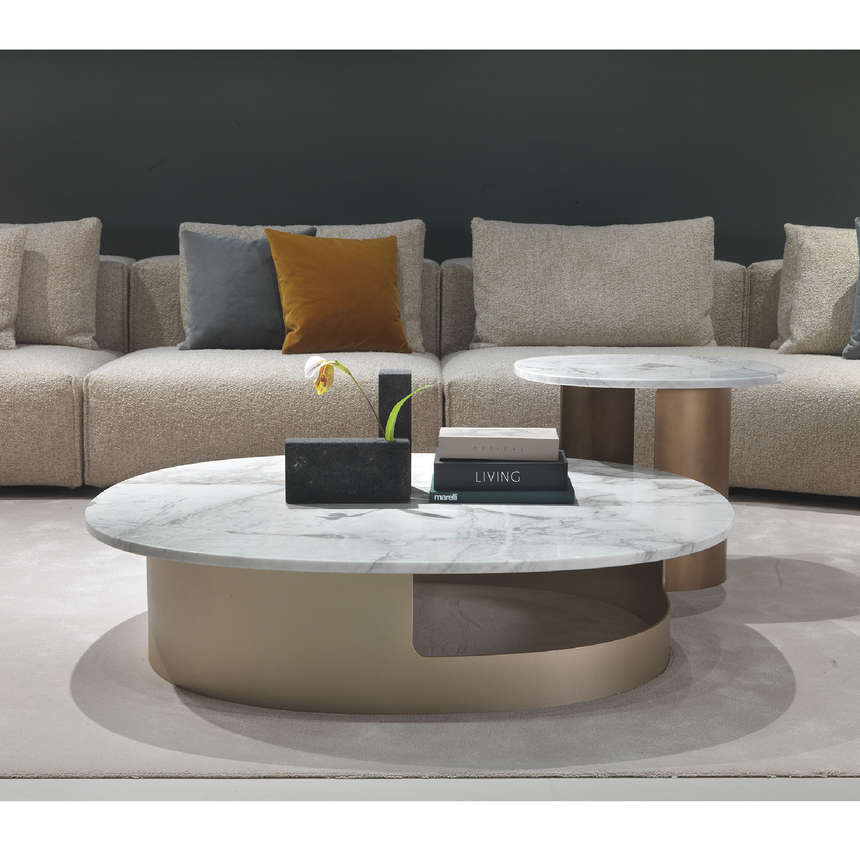 Metal Base Coffee Table | Marelli Kofi | Italianfurniture.com