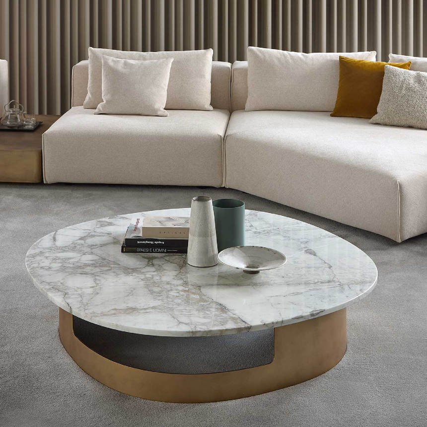 Metal Base Coffee Table | Marelli Kofi | Italianfurniture.com