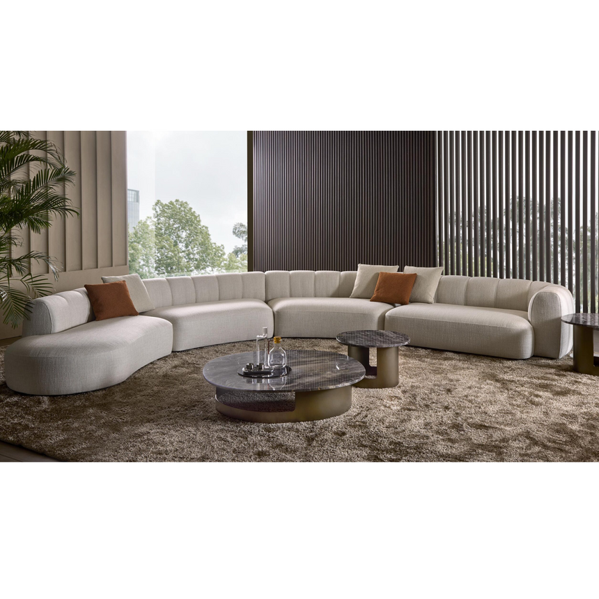 Metal Base Glass Coffee Table | Marelli Kofi | Italianfurniture.com