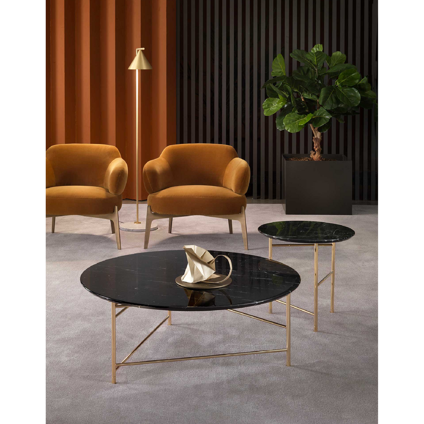 Minimalist Round Coffee Table | Marelli Kyoto | Italianfurniture.com