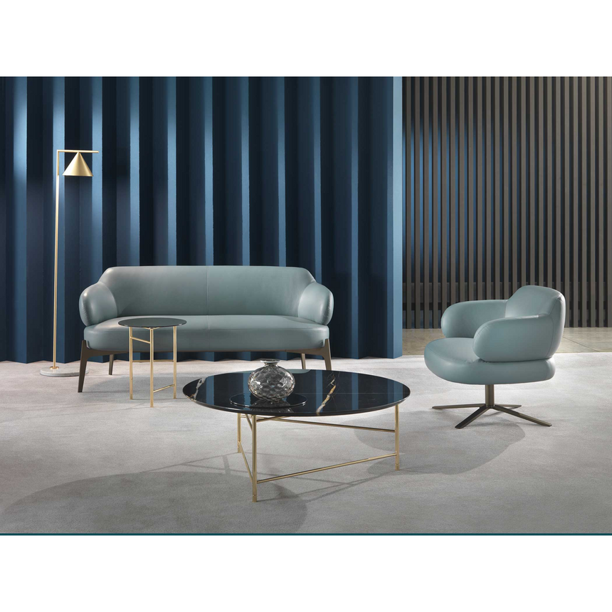 Minimalist Round Coffee Table | Marelli Kyoto | Italianfurniture.com