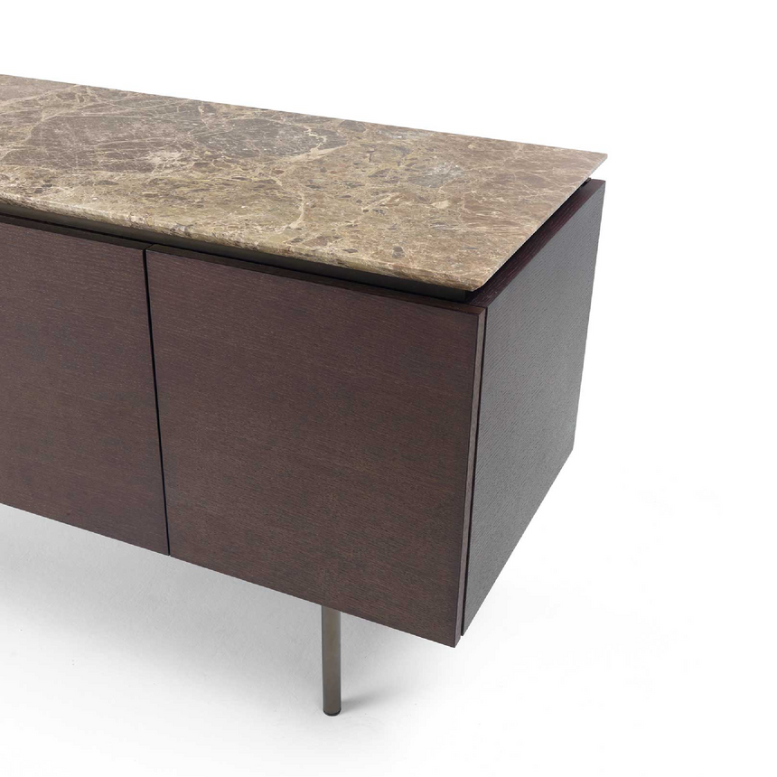 Marble Top 4-Door Sideboard | Marelli Kyoto | italianfurniture.com