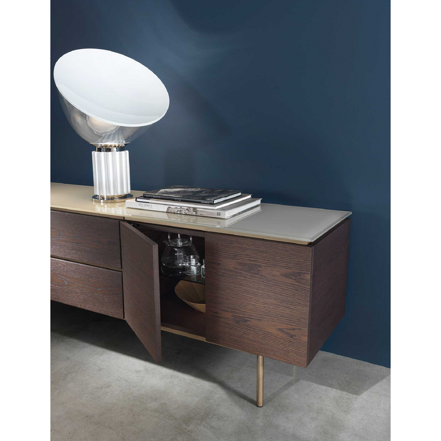 Marble Top 4-Door Sideboard | Marelli Kyoto | italianfurniture.com
