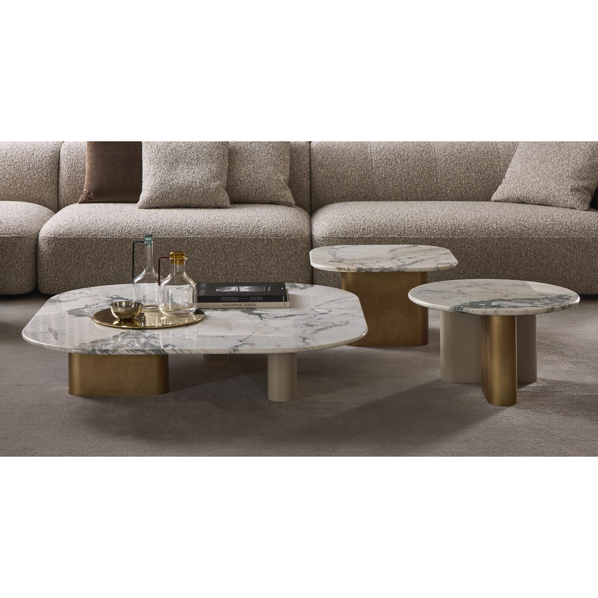 Sculptured Base Server Coffee Table | Marelli Onno | Italianfurniture.com