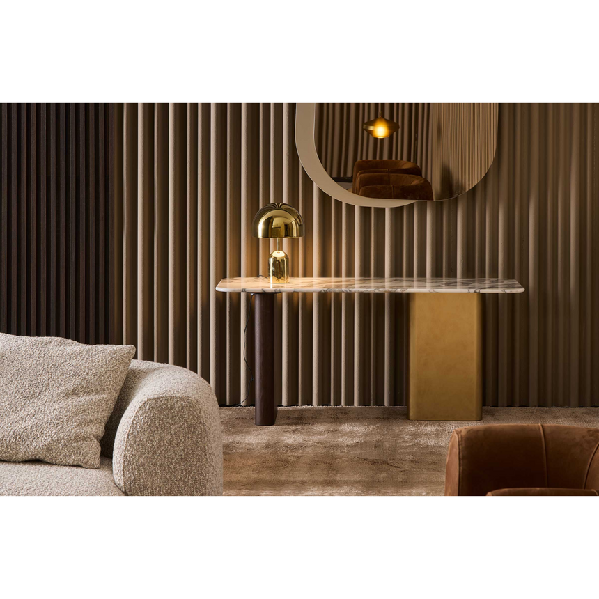 Sculptured Base Console Table | Marelli Onno | Italianfurniture.com