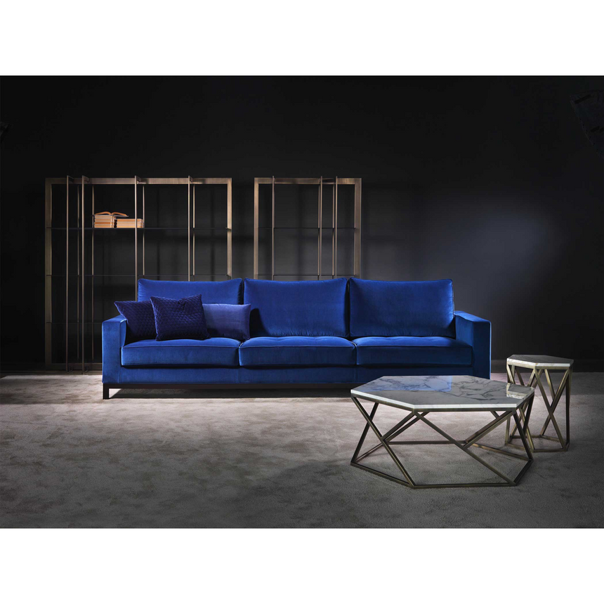 Hexagonal Marble Coffee Table | Marelli Tatlin | Italianfurniture.com