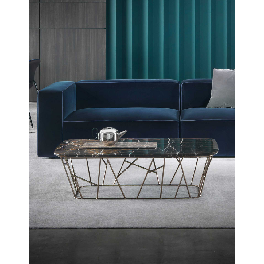 Marble Rectangular Coffee Table | Marelli Twig | Italianfurniture.com