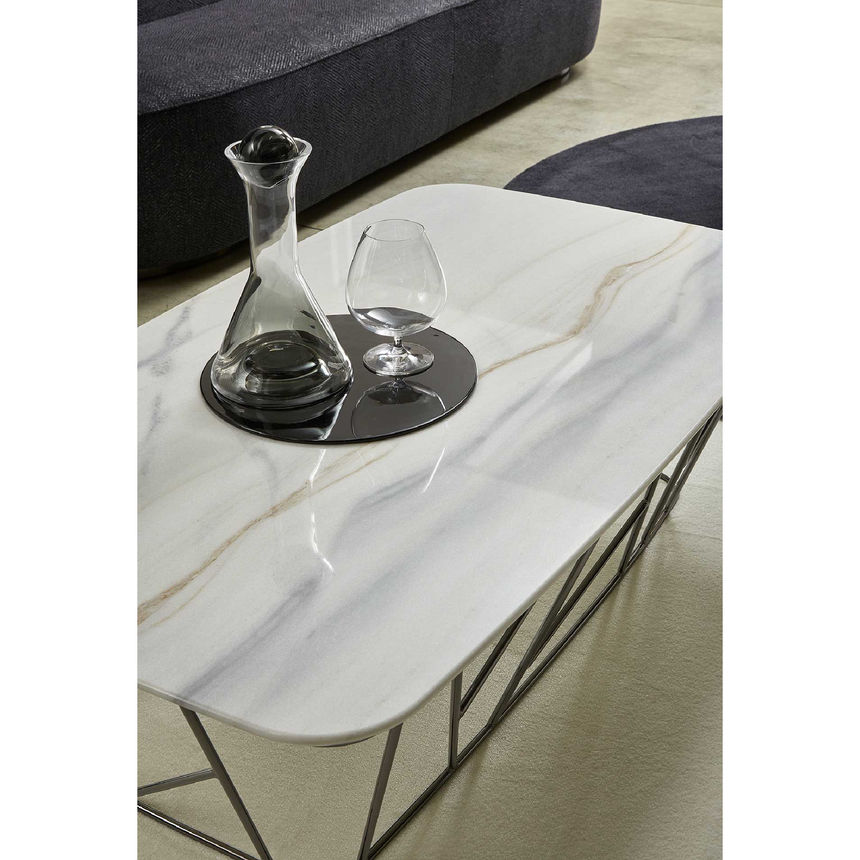 Marble Rectangular Coffee Table | Marelli Twig | Italianfurniture.com