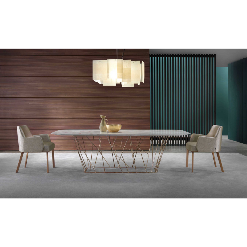 Marble Rectangular Dining Table | Marelli Twig | Italianfurniture.com
