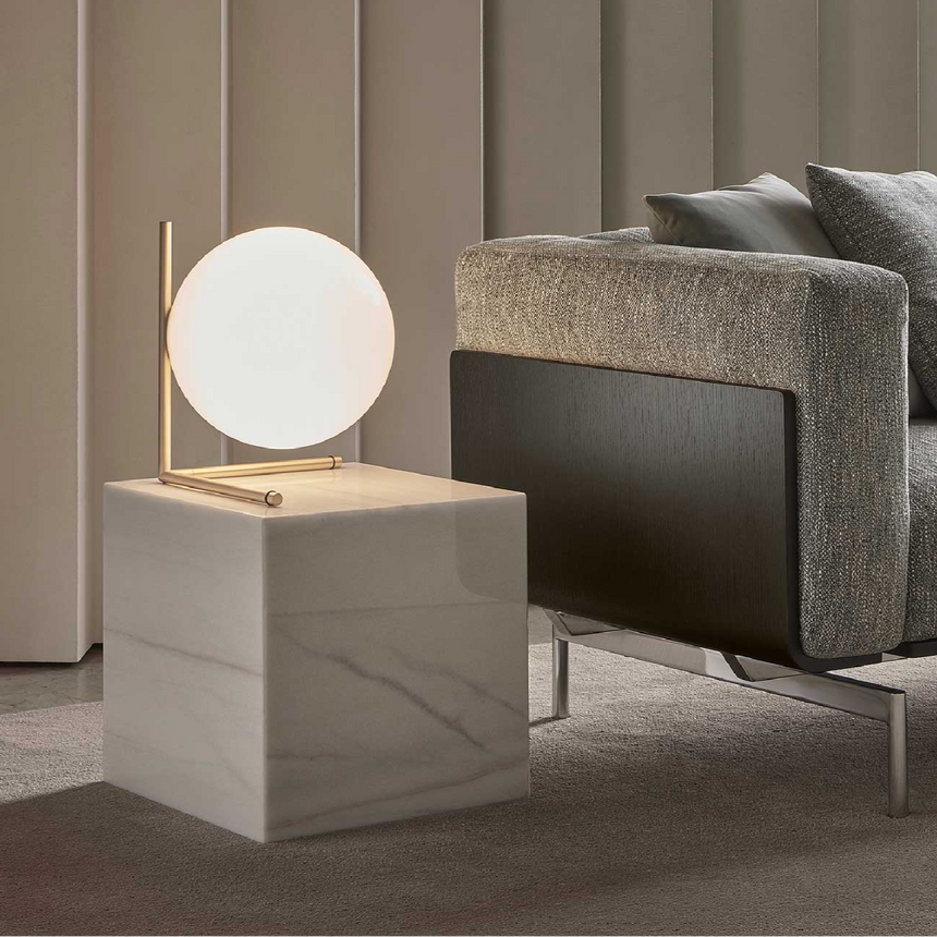 Cube-Shaped Marble Coffee Table | Marelli Thor