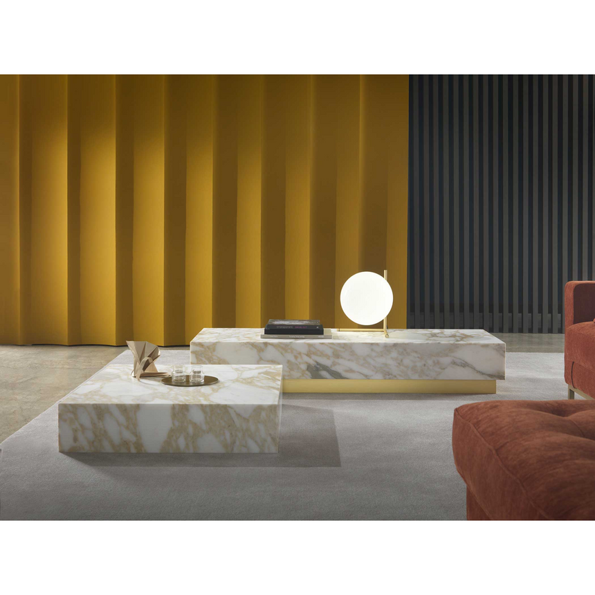 Metal Base Rectangular Coffee Table | Marelli Thor | Italianfurniture.com