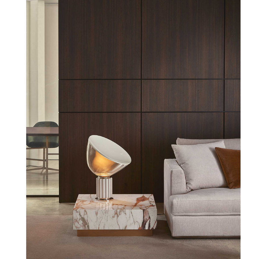 Metal Base Rectangular Coffee Table | Marelli Thor | Italianfurniture.com