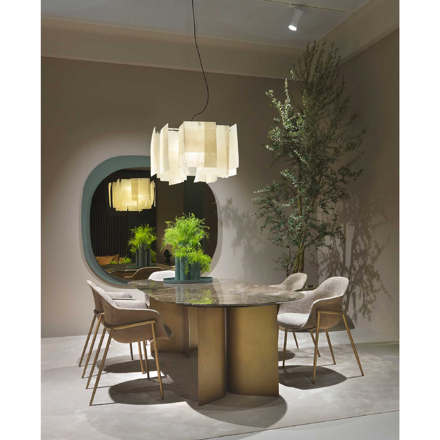 Lacquered Base Staggered Mirror | Marelli Theo | Italianfurniture.com