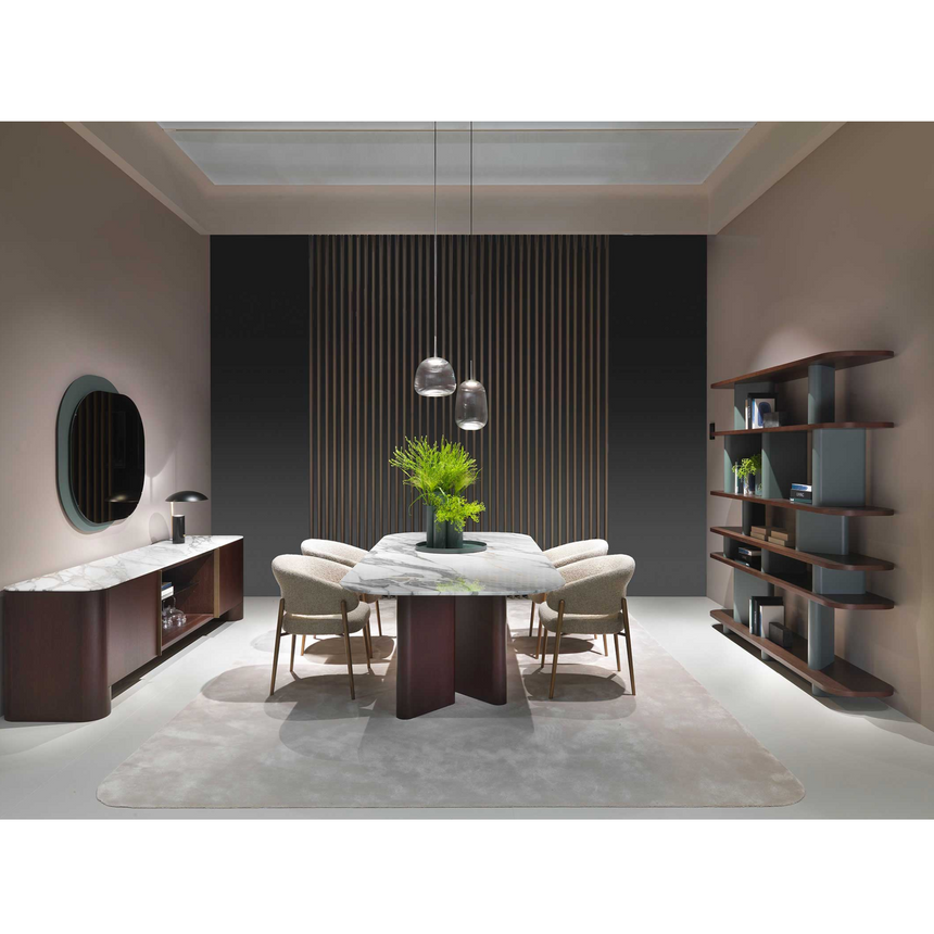 Lacquered Base Staggered Mirror | Marelli Theo | Italianfurniture.com