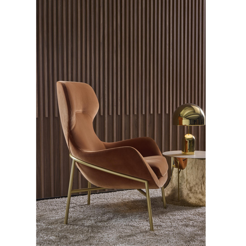 Modern Wingback Lounge Armchair | Marelli Brera | Italianfurniture.com