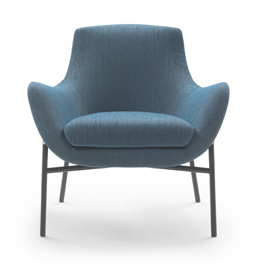 Modern Wingback Lounge Armchair | Marelli Brera | Italianfurniture.com