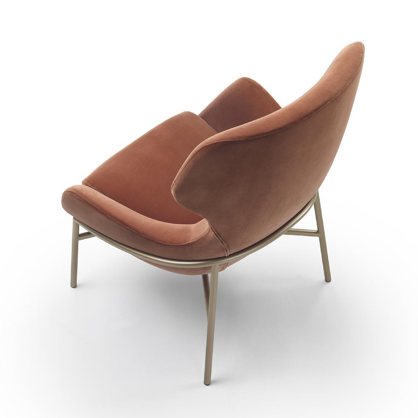Modern Wingback Lounge Armchair | Marelli Brera | Italianfurniture.com