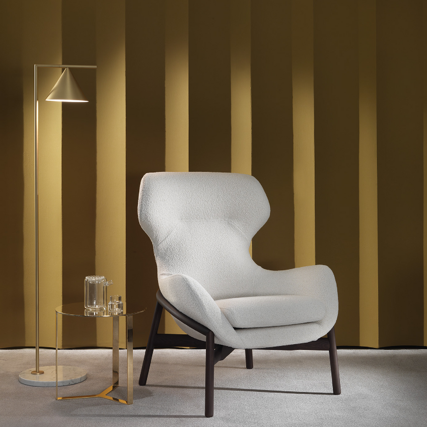Modern Wingback Lounge Armchair | Marelli Brera | Italianfurniture.com