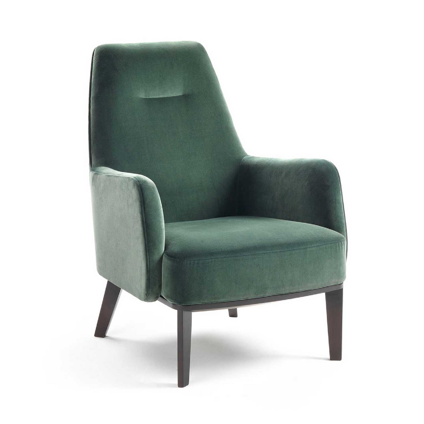 Modern Wingback Lounge Armchair | Marelli Brera | Italianfurniture.com