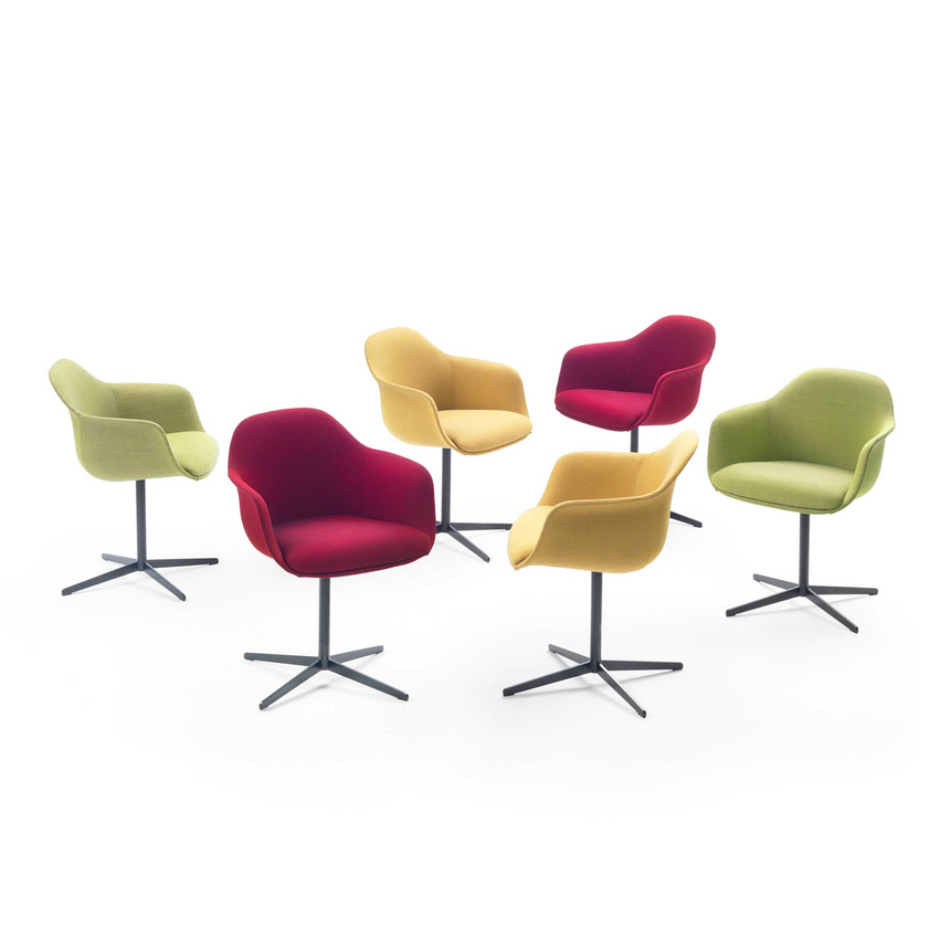 Shell Swivel Armchair | Marelli Chia | Italianfurniture.com