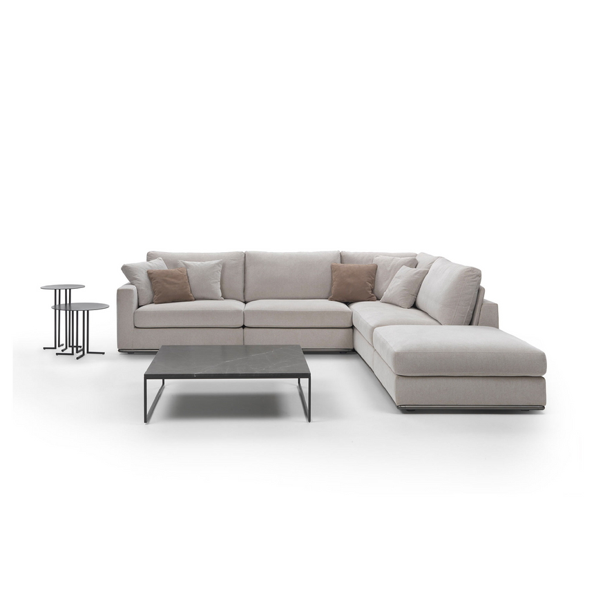 Metal Leg Corner Chair | Marelli Clipper | Italianfurniture.com