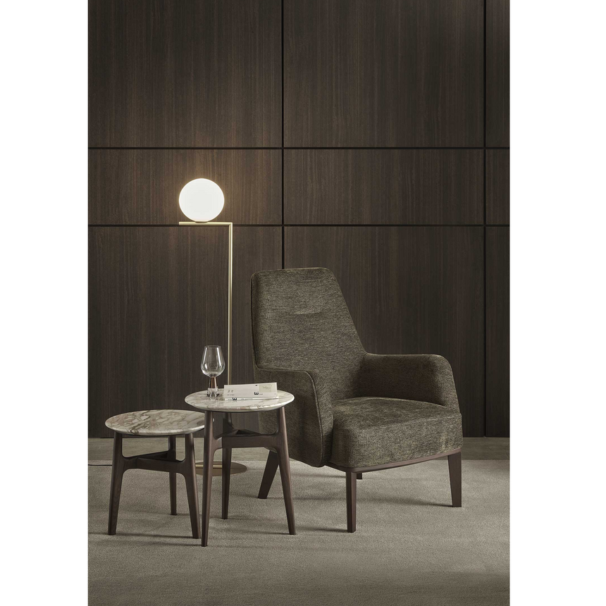 Splayed Rear Leg Armchair | Marelli Clipper | Italianfurniture.com