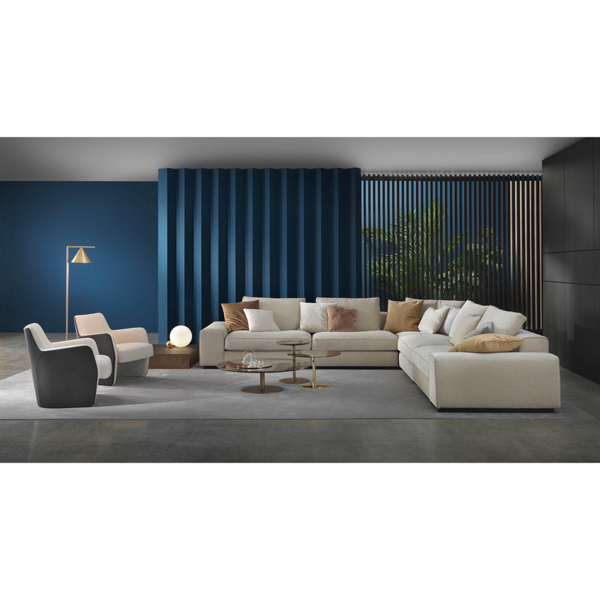 Piped Square Modern Cushion | Marelli Alexander | Italianfurniture.com