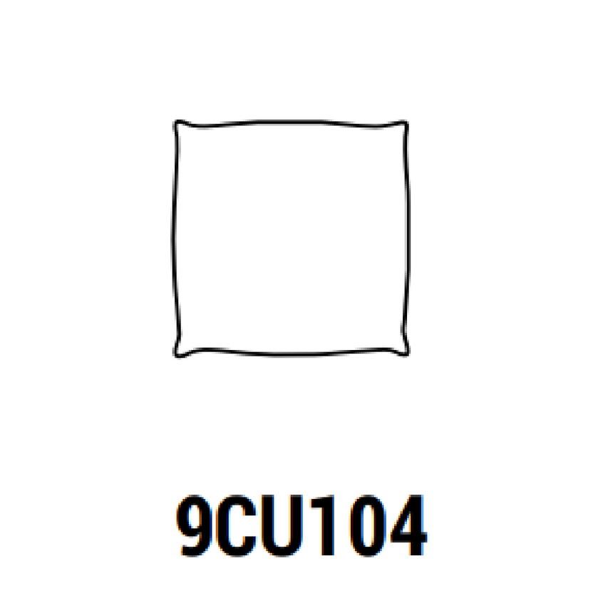 Piped Square Modern Cushion | Marelli Alexander