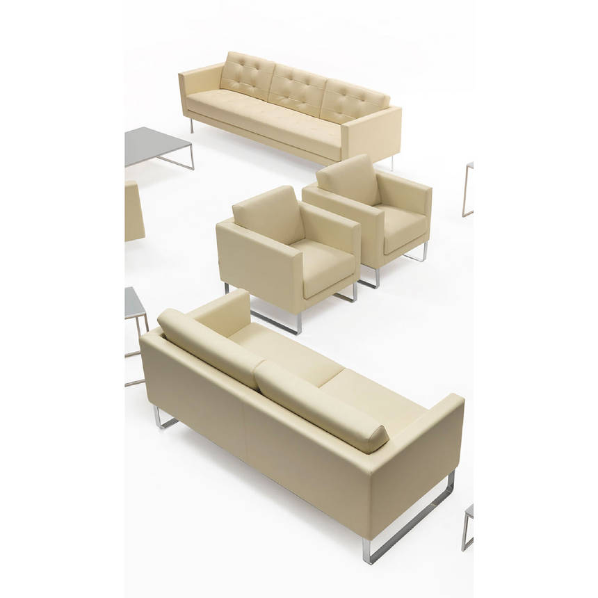 Metal Base Side Modular Sofa | Marelli Cubic | Italianfurniture.com