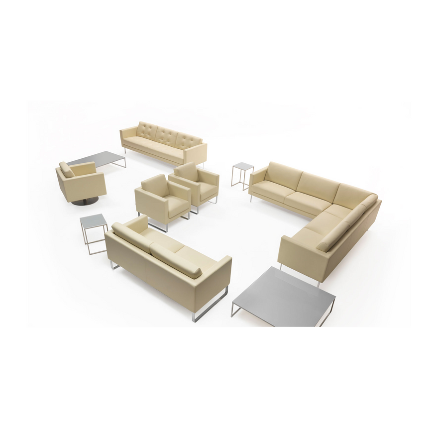 Metal Base Side Modular Sofa | Marelli Cubic | Italianfurniture.com