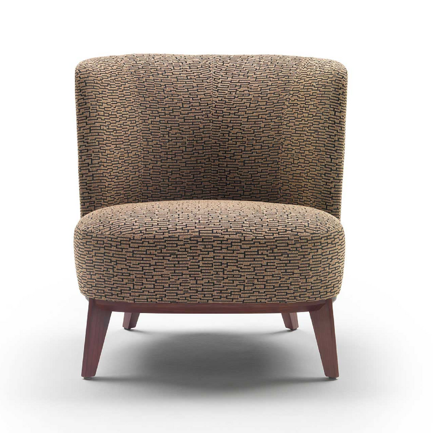 Curved Back Lounge Chair | Marelli Derek | Italianfurniture.com