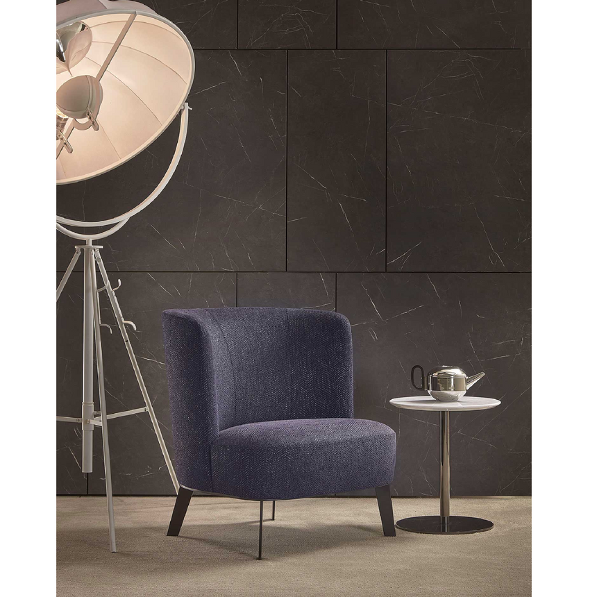 Curved Back Lounge Chair | Marelli Derek | Italianfurniture.com