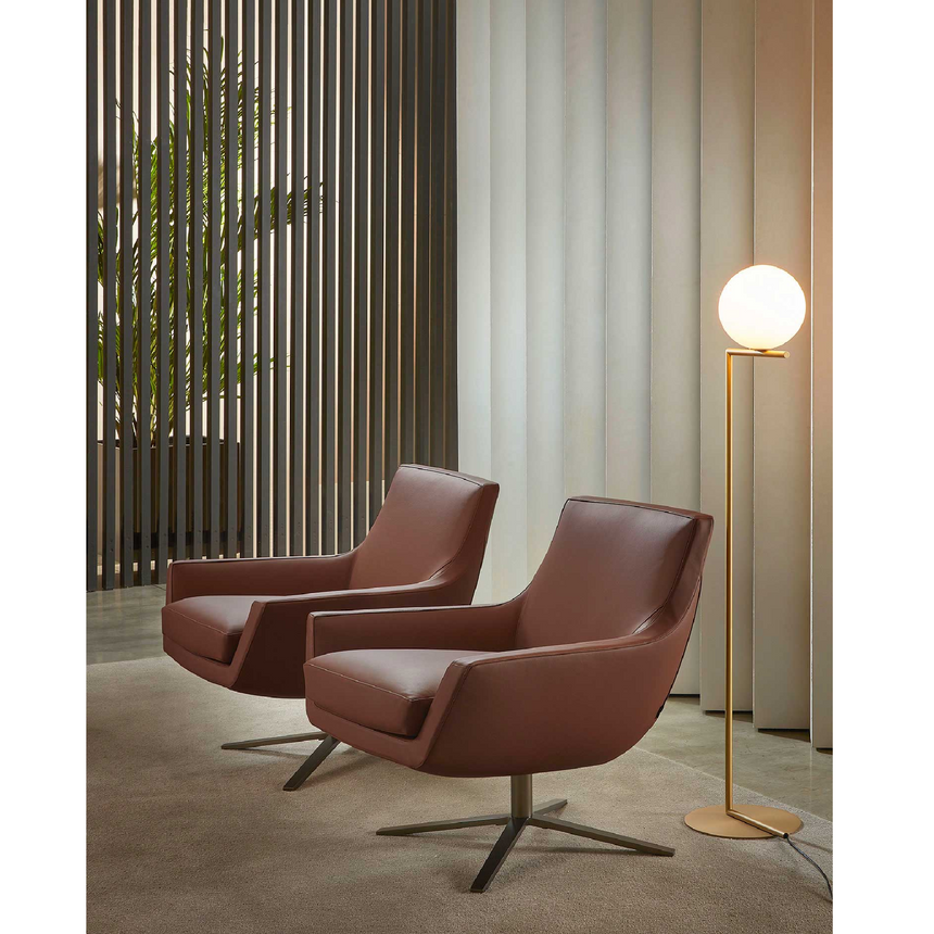 4-Spoke Swivel Armchair | Marelli Joy | Italianfurniture.com