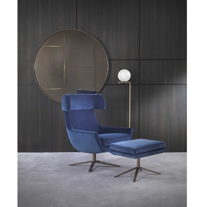 Upholstered Swivel Armchair | Marelli Joy | Italianfurniture.com
