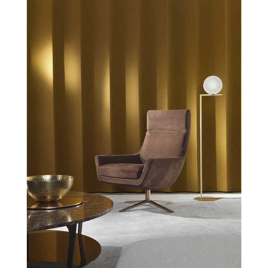 Upholstered Swivel Armchair | Marelli Joy | Italianfurniture.com