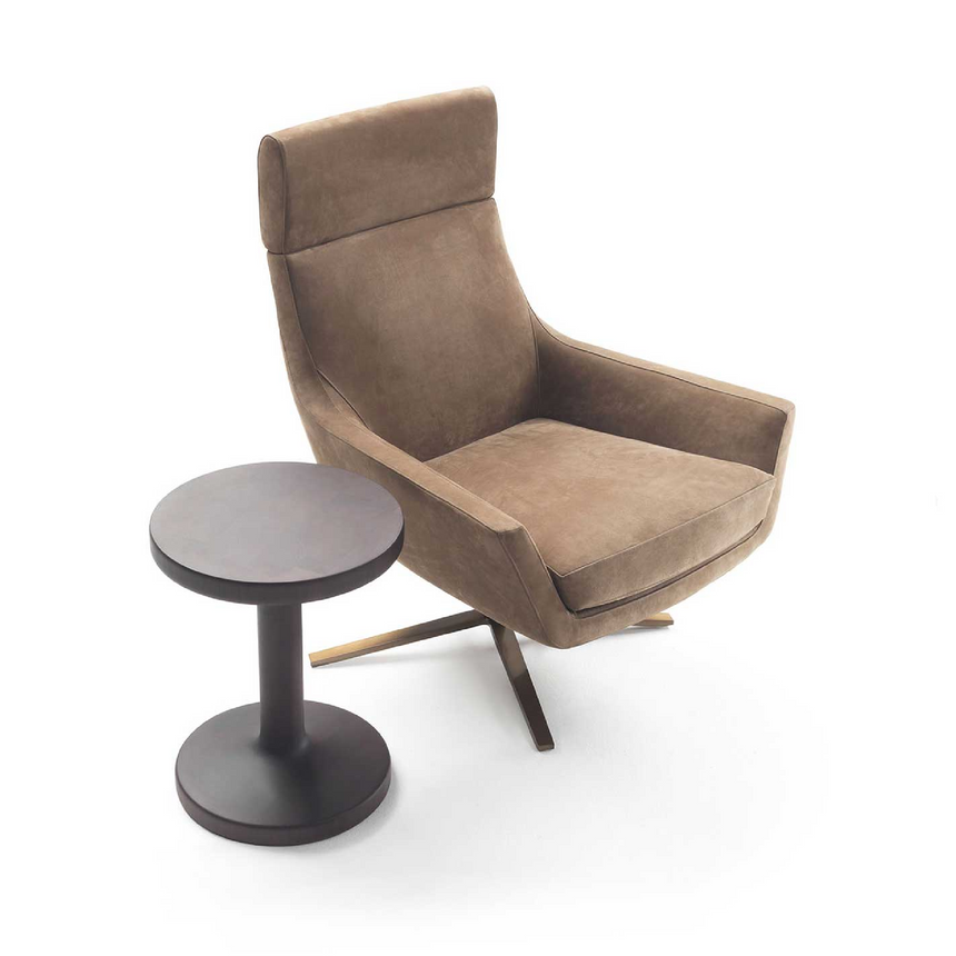 Upholstered Swivel Armchair | Marelli Joy | Italianfurniture.com