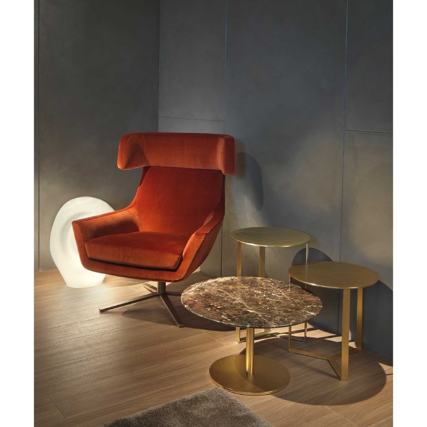 Upholstered Swivel Armchair | Marelli Joy