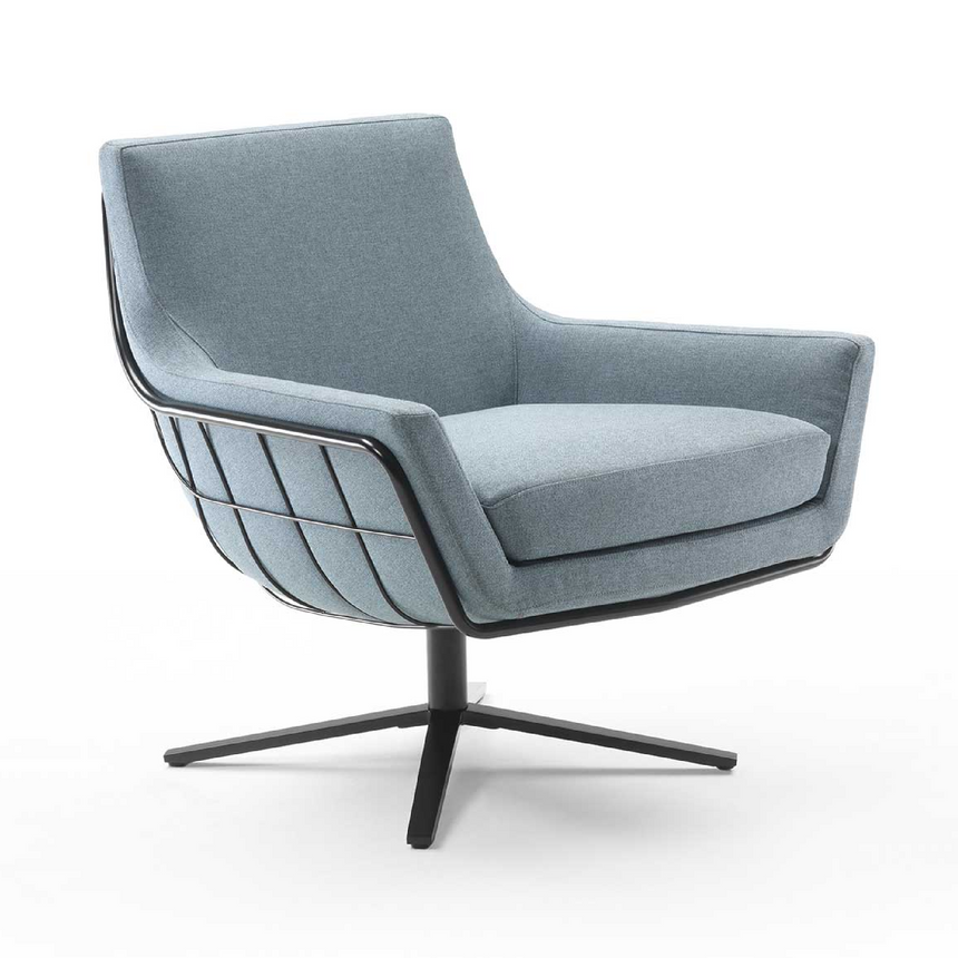 Metal Shell Lounge Armchair | Marelli Joy | Italianfurniture.com