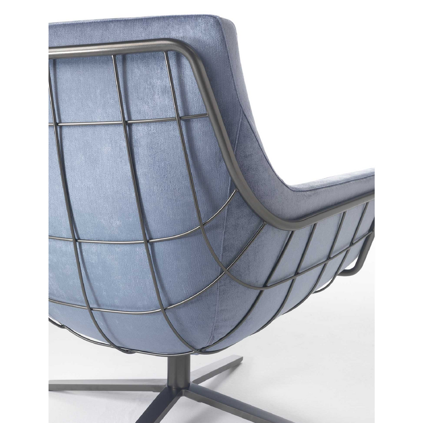 Metal Shell Lounge Armchair | Marelli Joy | Italianfurniture.com