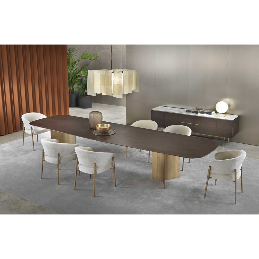 Curved Back Dining Chair | Marelli Linda | Italianfurniture.com