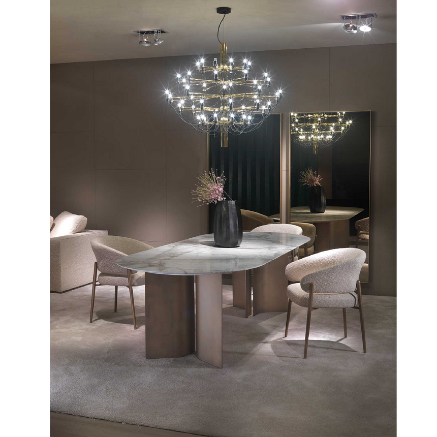 Curved Back Dining Chair | Marelli Linda | Italianfurniture.com