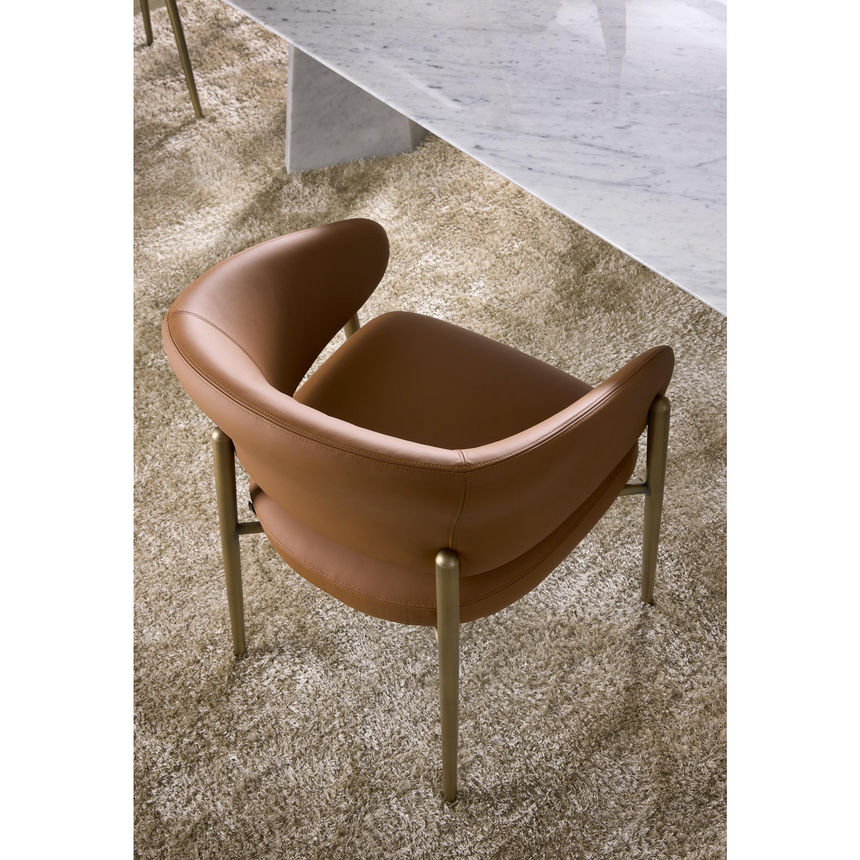 Curved Back Dining Chair | Marelli Linda | Italianfurniture.com