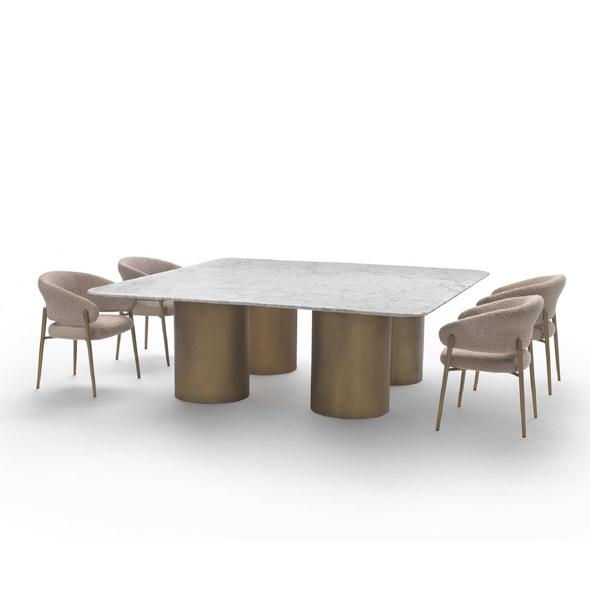 Curved Back Dining Chair | Marelli Linda | Italianfurniture.com