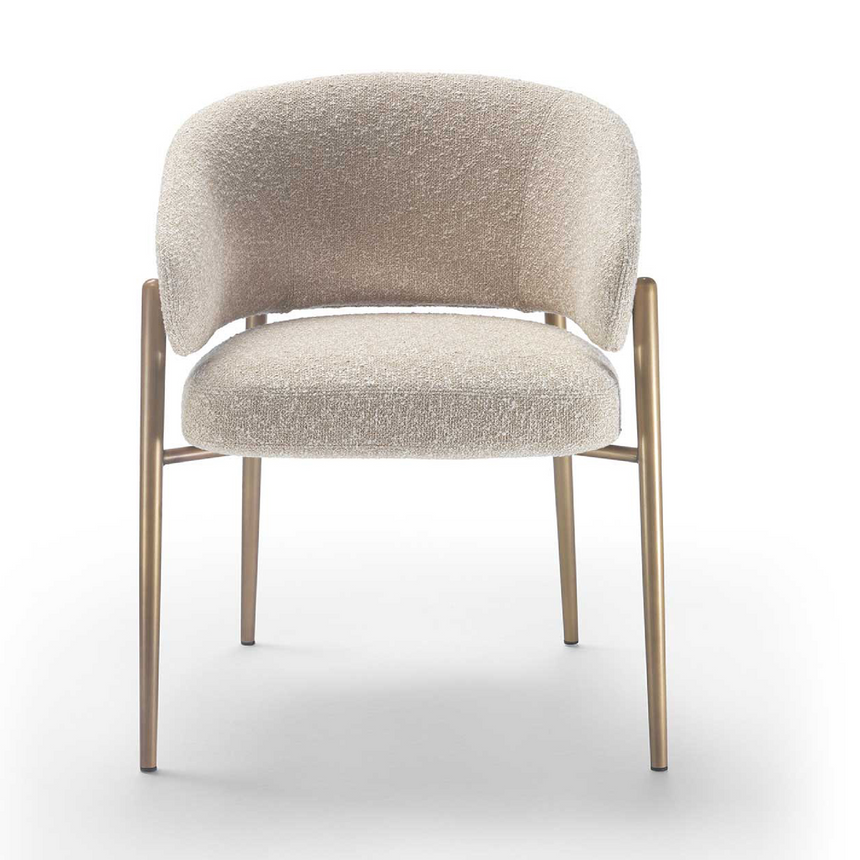 Curved Back Dining Chair | Marelli Linda | Italianfurniture.com