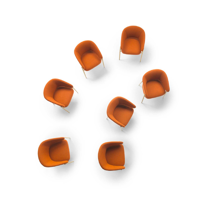 Curved Back Dining Chair | Marelli Linda | Italianfurniture.com