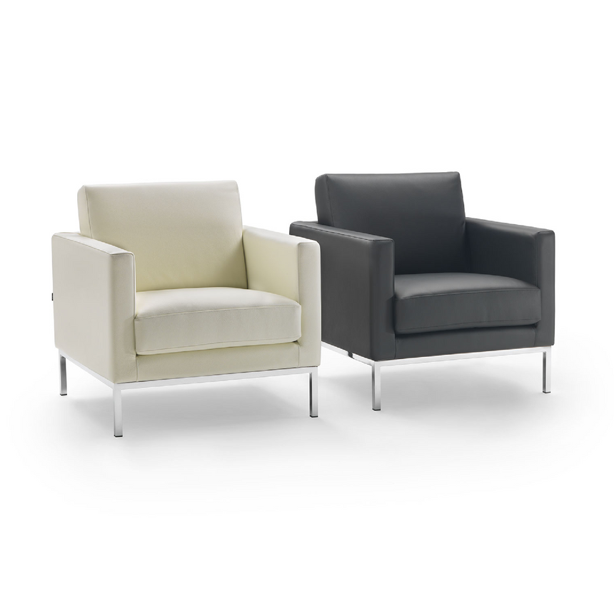 Metal Leg Lounge Chair | Marelli Lewis | Italianfurniture.com