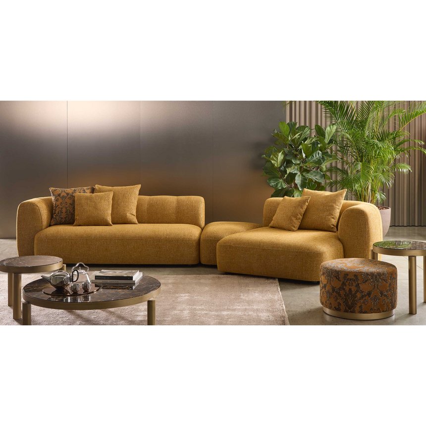 Geometrical Upholstered Ottoman | Marelli Milo | Italianfurniture.com