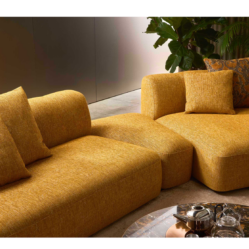 Geometrical Upholstered Ottoman | Marelli Milo | Italianfurniture.com