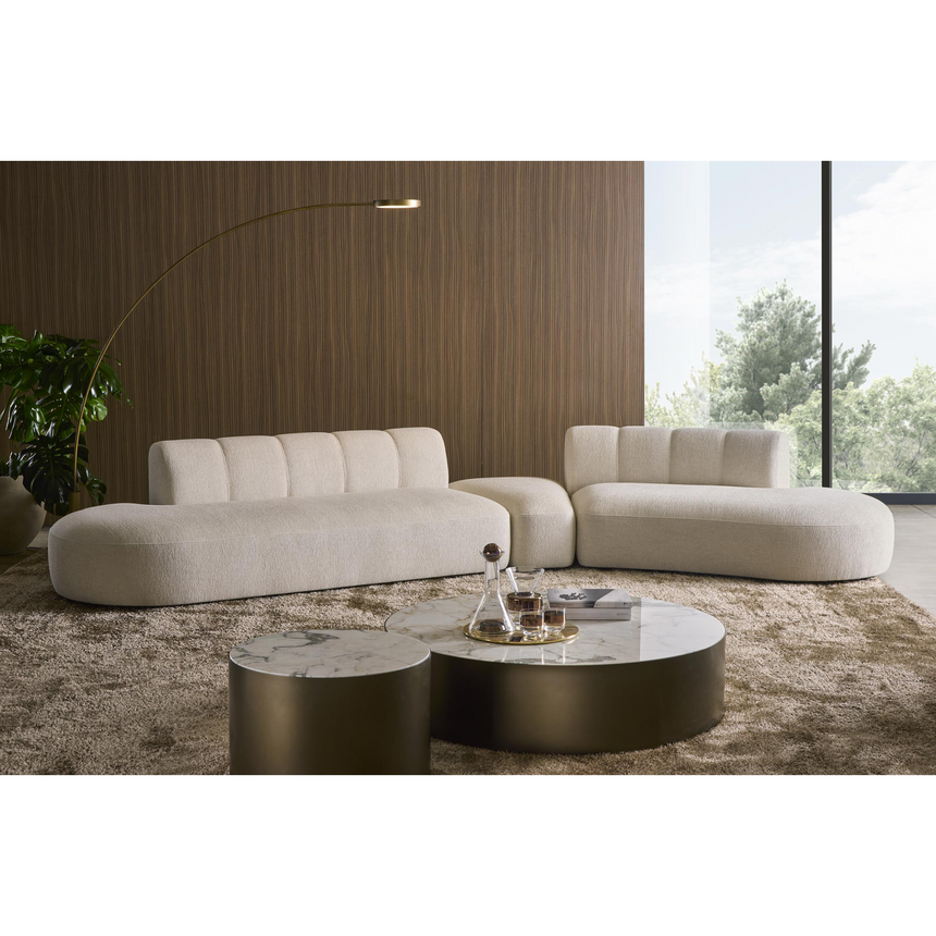 Geometrical Upholstered Ottoman | Marelli Milo | Italianfurniture.com