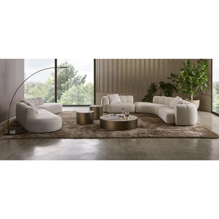 Channeled Back Side Sofa | Marelli Milo | Italianfurniture.com